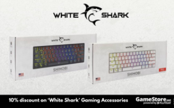 GameStore Discounts - Malta Entertainment Discounts & Offer on Coupon Club.mt - 10% discount on ‘White Shark’ Gaming Accessories