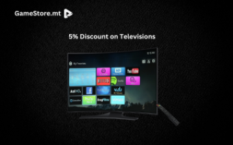 GameStore Discounts - Malta Entertainment Discounts & Offer on Coupon Club.mt - 5% Discount on Televisions