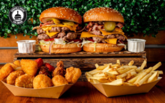 Burgers and Dough Discounts - Malta Food & Drink Discounts & Offer on Coupon Club.mt - The Jaw Breaker Deal serving 2, for €36